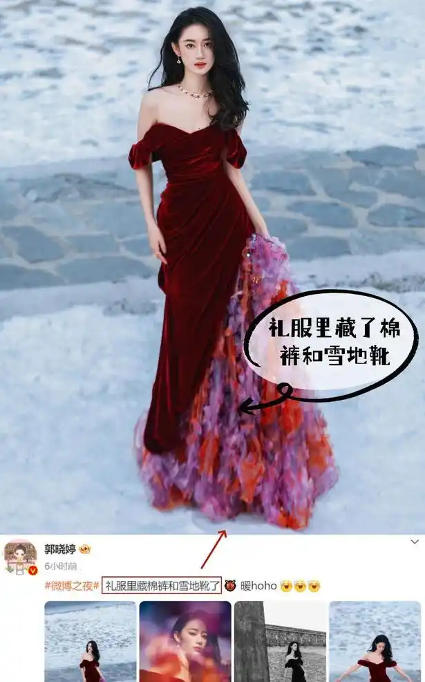 寒冬红毯保暖心机_女明星红毯穿搭保暖技巧_女明星的冬装