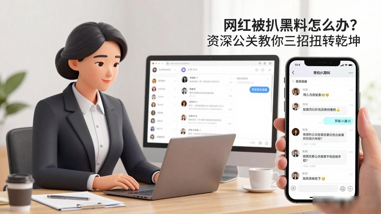 网红被扒黑料怎么办？资深公关教你三招扭转乾坤