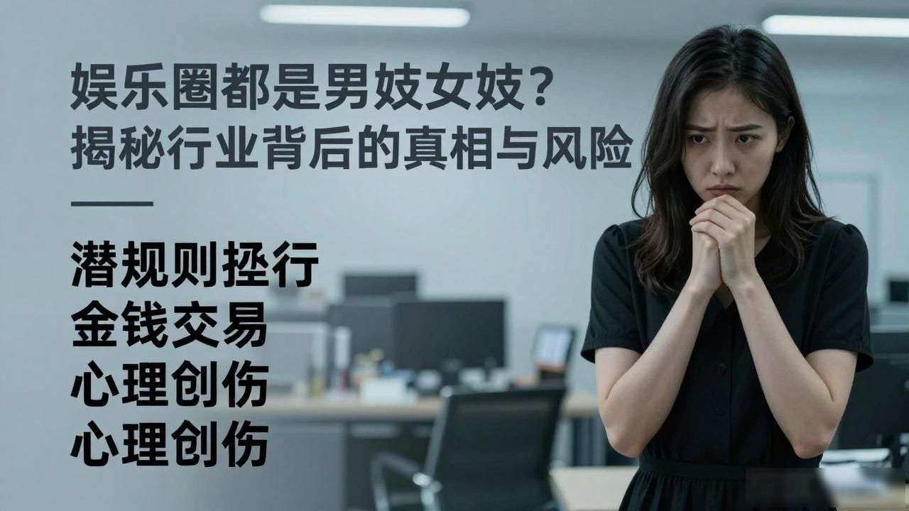 娱乐圈都是男妓女妓？揭秘行业背后的真相与风险